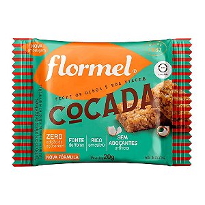 Cocada Zero Açúcar 20g - Flormel