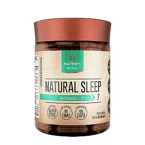 Natural Sleep Melatonina 60 cápsulas - Nutrify