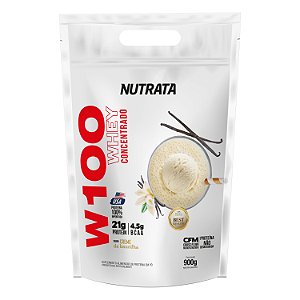 W100 Whey Concentrado Refil 900g - Nutrata