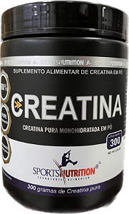 Creatina Pura Monohidratada 300g - Sports Nutrition