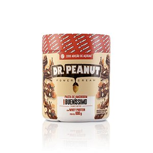 Pasta de Amendoim sabor Bueníssimo com Whey Protein 600g - Dr. Peanut