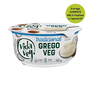 Iogurte Grego Vegano Tradicional 150g - Vida Veg!