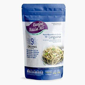 Massa de Konjac Tipo Linguine 200g - Konjac Massa MF