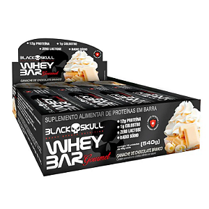 Barra de Proteína Whey Bar Gourmet 45g - Black Skull