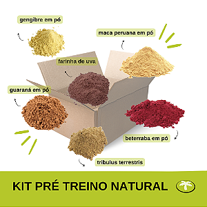 Kit Pré Treino Natural - 7 itens