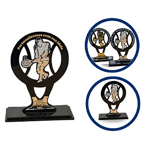 Troféu Tênis Personalizado em UV em Acrílico