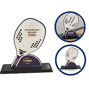Troféu Tênis Personalizado Em UV Acrílico e MDF