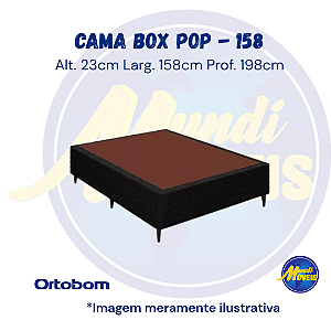 Cama Box POP 1,58 (Queen) - Ortobom