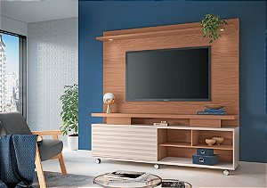 Home Theater Garbo - Nature / Off White - Hb Móveis