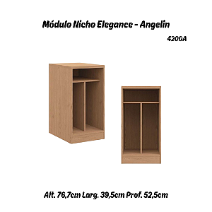 Módulo Nicho Elegance 4200A - Angelin - Móveis Castro