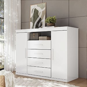 Cômoda Master - 303866 - Branco - Santos Andirá
