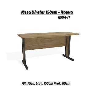 Mesa Diretor - Ref. 1150 - Linha Versátil - Kappesberg