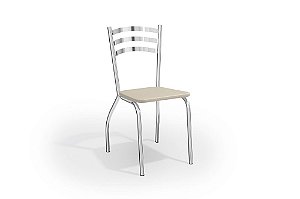 Par de Cadeiras Portugal - Ref. 2C007-CR - Estampa: 16 (Nudi) Cromado - Kappesberg