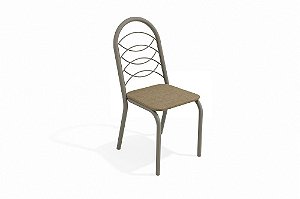 Par de Cadeiras Holanda - Ref. 2C009-NK - Estampa: 31 (Capuccino) Nikel - Kappesberg