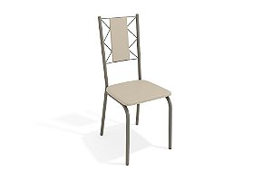 Par de Cadeiras Lisboa - Ref. 2C076 - Estampa: 16 (Nude) Nikel - Kappesberg