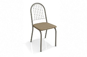 Par de Cadeiras Noruega - Ref. 2C077 - Estampa: 31 (Capuccino) Nikel - Kappesberg