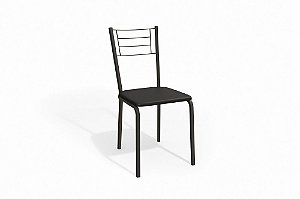 Par de Cadeiras Dubai - Ref. 2C111 - Estampa: 110 (Preto) - Kappesberg