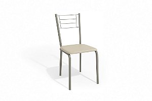 Par de Cadeiras Dubai - Ref. 2C111 - Estampa: 16 (Nude) Nikel - Kappesberg
