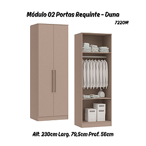 Módulo 02 Portas Requinte - 7220M - Duna - Móveis Castro