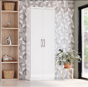 Multiuso Margarida 02 Portas - D110-10 - Branco - Móveis Henn