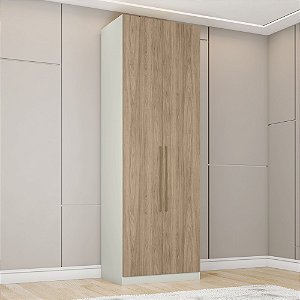 Modulo 02 Portas 03 Gavetas - MC03-184 - Areia / Jequitibá - Linha Seletto - Móveis Henn