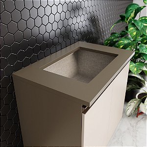 Tampo para Balcão Cooktop 80cm - C908-23 - Cor Duna - Móveis Henn