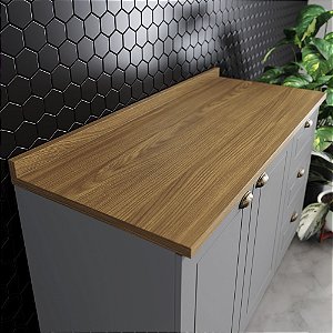 Tampo para Balcão 120cm - C905-128 - Cor Nature - Móveis Henn