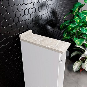 Tampo para Balcão 20cm - C900-114 - Cor Calcare - Móveis Henn