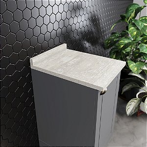 Tampo para Balcão 40cm - C902-114 - Cor Calcare - Móveis Henn