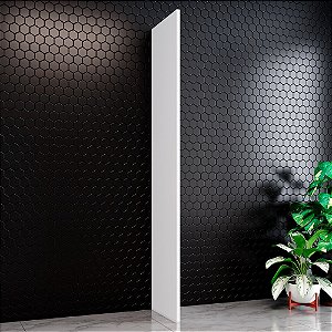 Painel Lateral 49cm - C429-05 - Linha Americana - Cor Branco - Móveis Henn