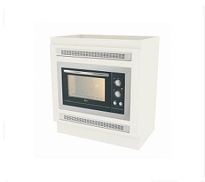 Balcão Forno de Embutir 80cm - Ref. CC4011 - Off White - Linha DA CASA - Móveis Primavera