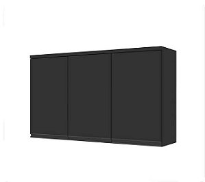 Aéreo 03 Portas 120cm - Ref. CC1302 - Onix - Linha DA CASA - Móveis Primavera