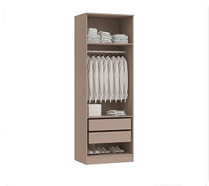 Módulo Gavetas + Cabideiro Linha Closet - 20CL5 - Duna - Móveis Castro