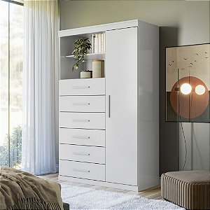 Multi Cômoda Marabá - 309666 - Branco - Santos Andirá