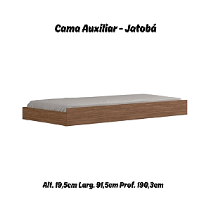 Cama Auxiliar - 229244 - Jatobá - Santos Andirá