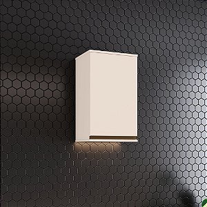 Aéreo 01 Porta 40cm - C52-139 - Off White - Linha Connect - Móveis Henn