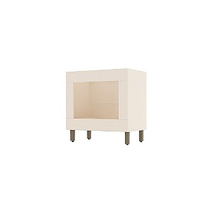 Balcão Forno de Embutir - C85-139 - Off White - Linha Connect - Móveis Henn