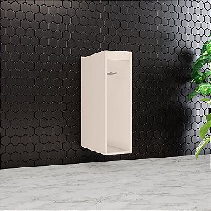 Balcão Nicho Toalheiro - C65-139 - Off White - Linha Connect - Móveis Henn