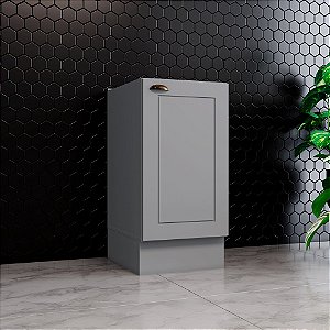 Balcão 01 Porta 40cm - C365-131 - Cinza - Linha Americana - Móveis Henn
