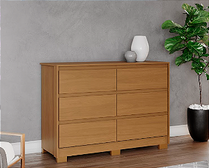 Cômoda Ravena - D737-214 - Cinamomo - Móveis Henn