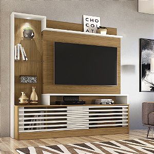 Home Theater Frizz Prime - Naturale/Off White - Madetec