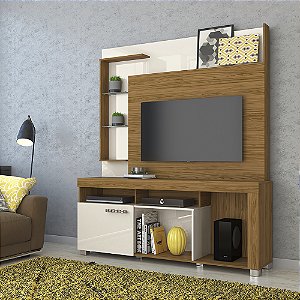 Home Theater Icaro - Naturale/Off White - Madetec