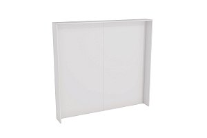 Painel Cabeceira 175cm - Ref. N546 - Branco - Linha Adapt - Kappesberg