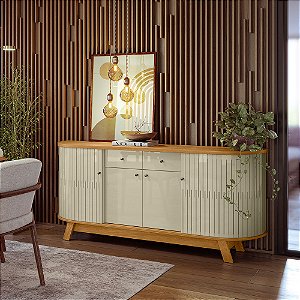 Balcão Buffet Mônaco - Ref. 308140 - Cumaru / Opala - Madetec