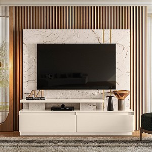 Home Theater New Apolo - Ref. 653136 - Calacata / Off White - Madetec