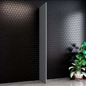 Painel Lateral 49cm - C429-131 - Linha Americana - Cinza - Móveis Henn