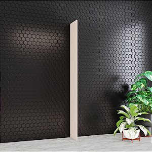 Painel Lateral - C75-139 - Linha Connect - Off White - Móveis Henn