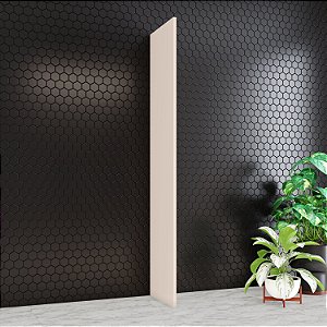 Painel Lateral 49cm - C429-139 - Linha Connect - Off White - Móveis Henn