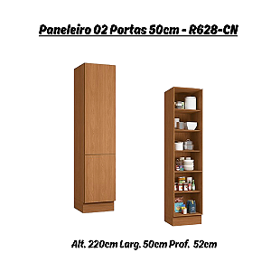 Paneleiro 02 Portas - Ref. R628 - Canela - Linha Ciela - Kappesberg