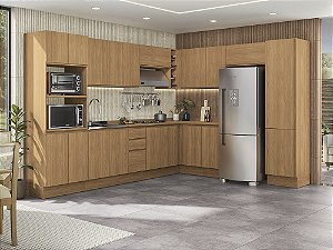 Cozinha Modulada 11 Pçs - Canela - Linha Ciela - Kappesberg
